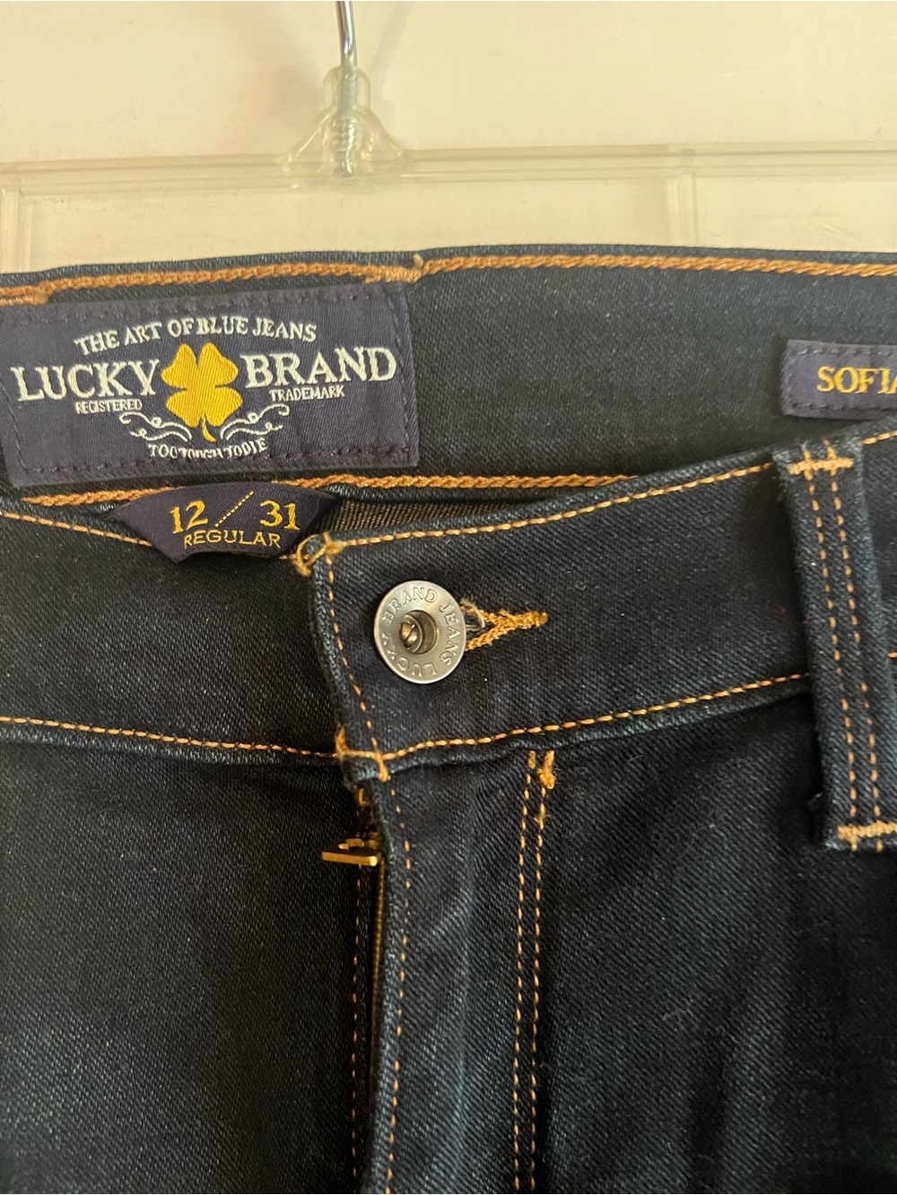 Lucky Brand Sofia Straight Jeans - size 12/31 - Picture 3 of 4